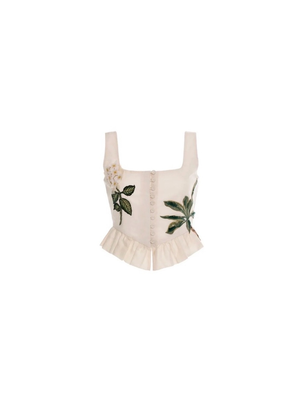 Agua by Agua Bendita Eslabon Wild Cropped Top.